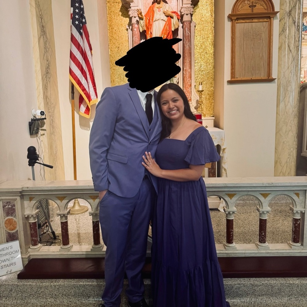 Elegant Women's Purple Dress